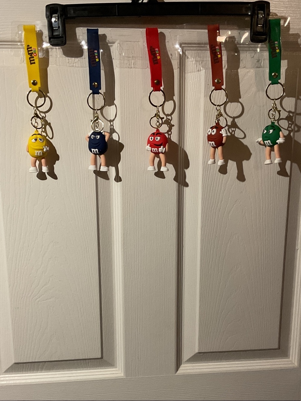 M&M'S Keychain in Choice of Yellow, Blue, Red, Brown, or Green
